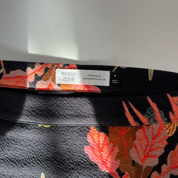 $100 Anthropologie +Michelle Morin Artist Collab Tiger Knit Skirt Sz M - Picture 8 of 8